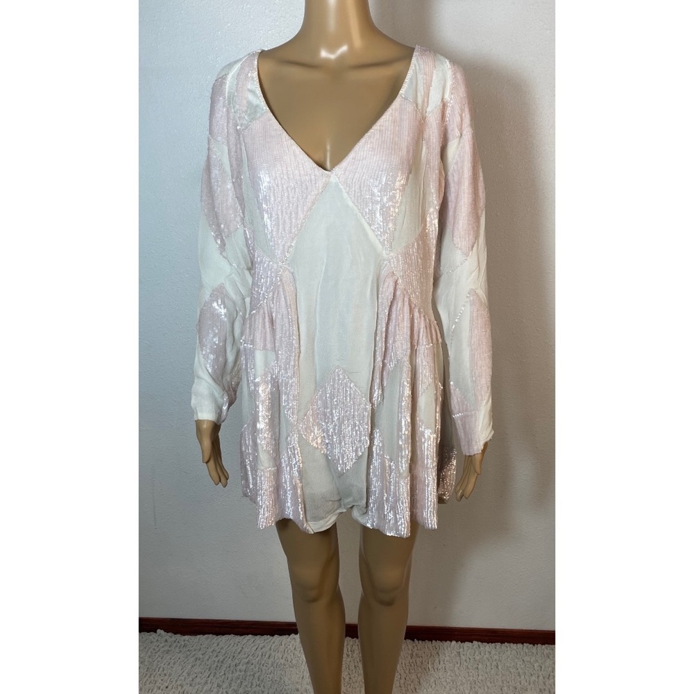 Small Tessora Beaded Mini Dress